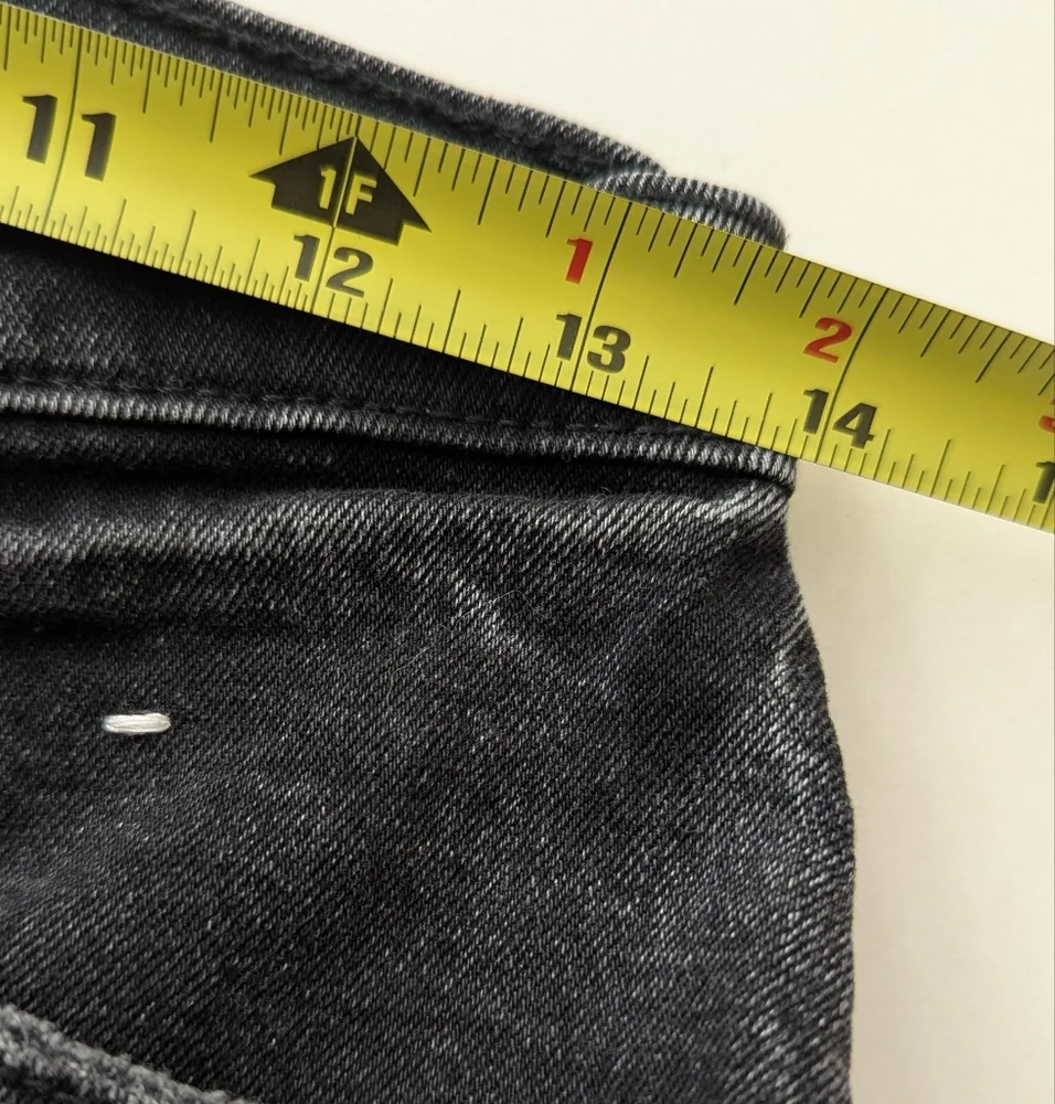 Abercrombie & Fitch the Ankle Straight Ultra High Rise Curve Love Size 27